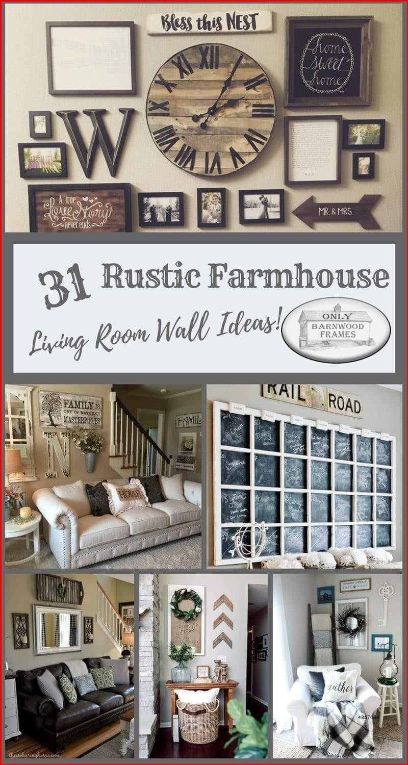 14 farmhouse wall decorations living rooms ideas