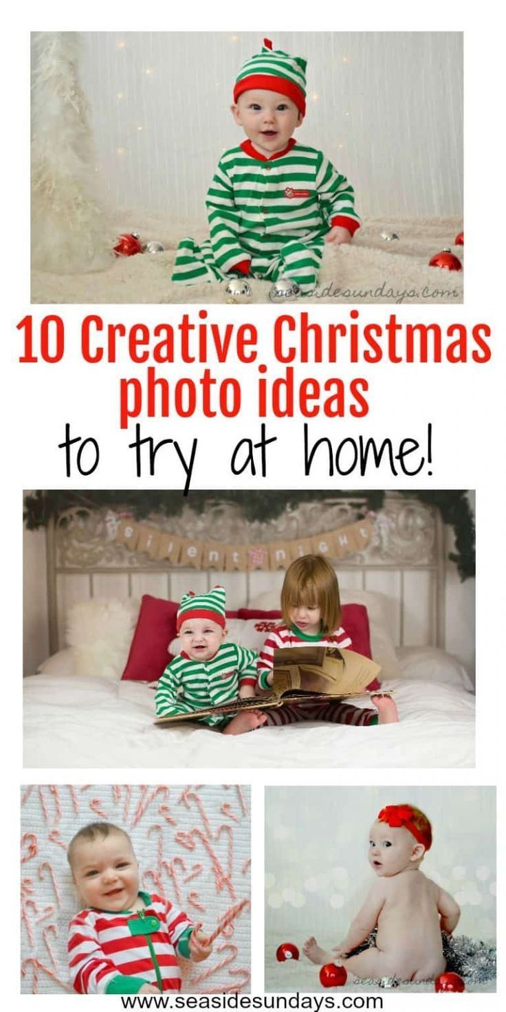 10 Creative Christmas Photos Ideas you can do at Home -   15 christmas photoshoot kids siblings ideas