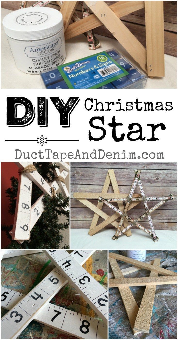 How to Make a Vintage Style Wood Christmas Tree Star -   15 tree topper rustic ideas