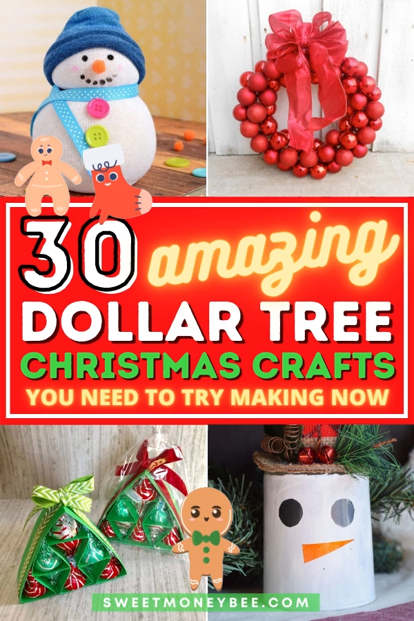 Easy DIY Dollar Tree Christmas Crafts -   16 diy christmas decorations dollar tree 2020 ideas
