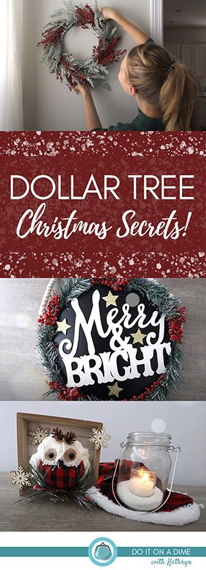 DOLLAR TREE CHRISTMAS SECRETS!  (DIYs and huge stock up!) -   16 diy christmas decorations dollar tree 2020 ideas