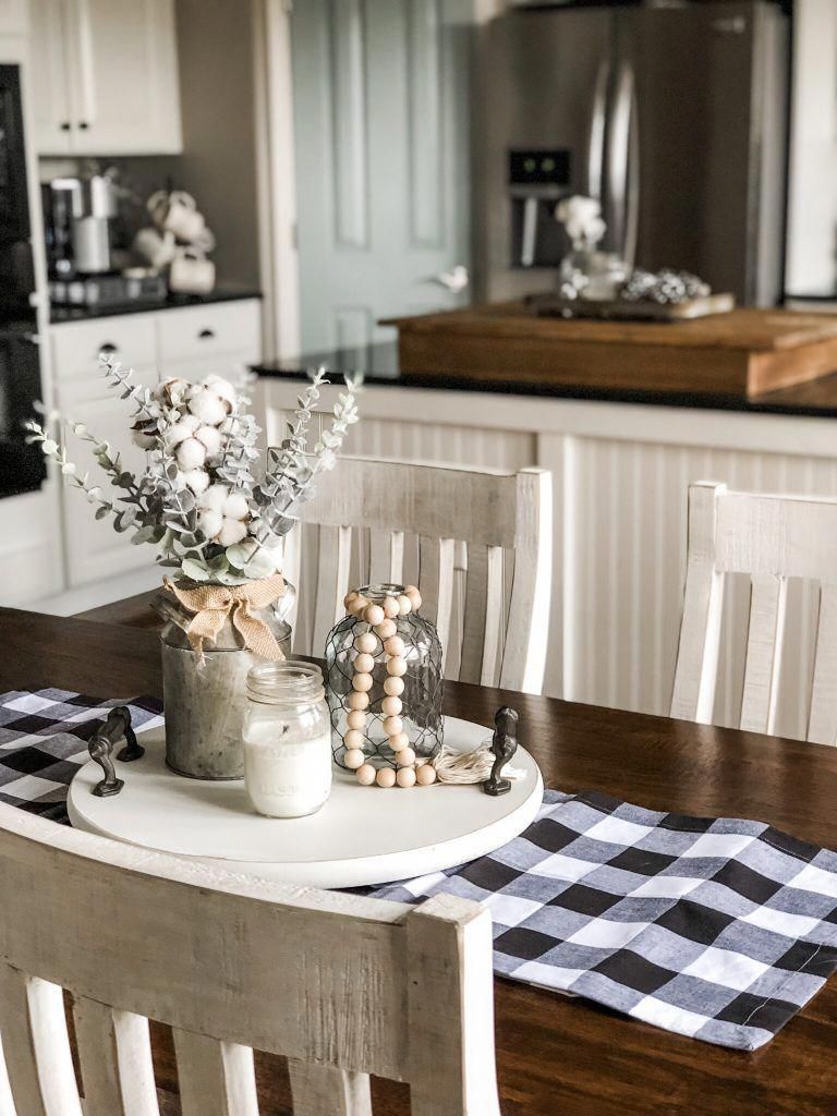 16 farmhouse kitchen table decorations ideas
