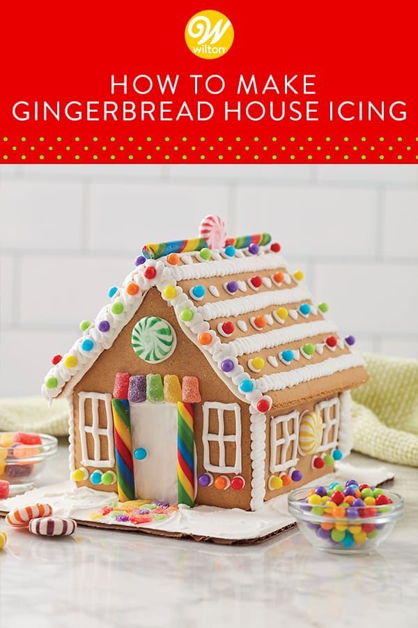 Gingerbread House Icing Recipe | Wilton Blog -   16 gingerbread house designs ideas