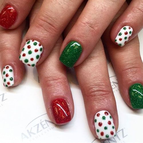 16 xmas nails easy diy christmas ideas