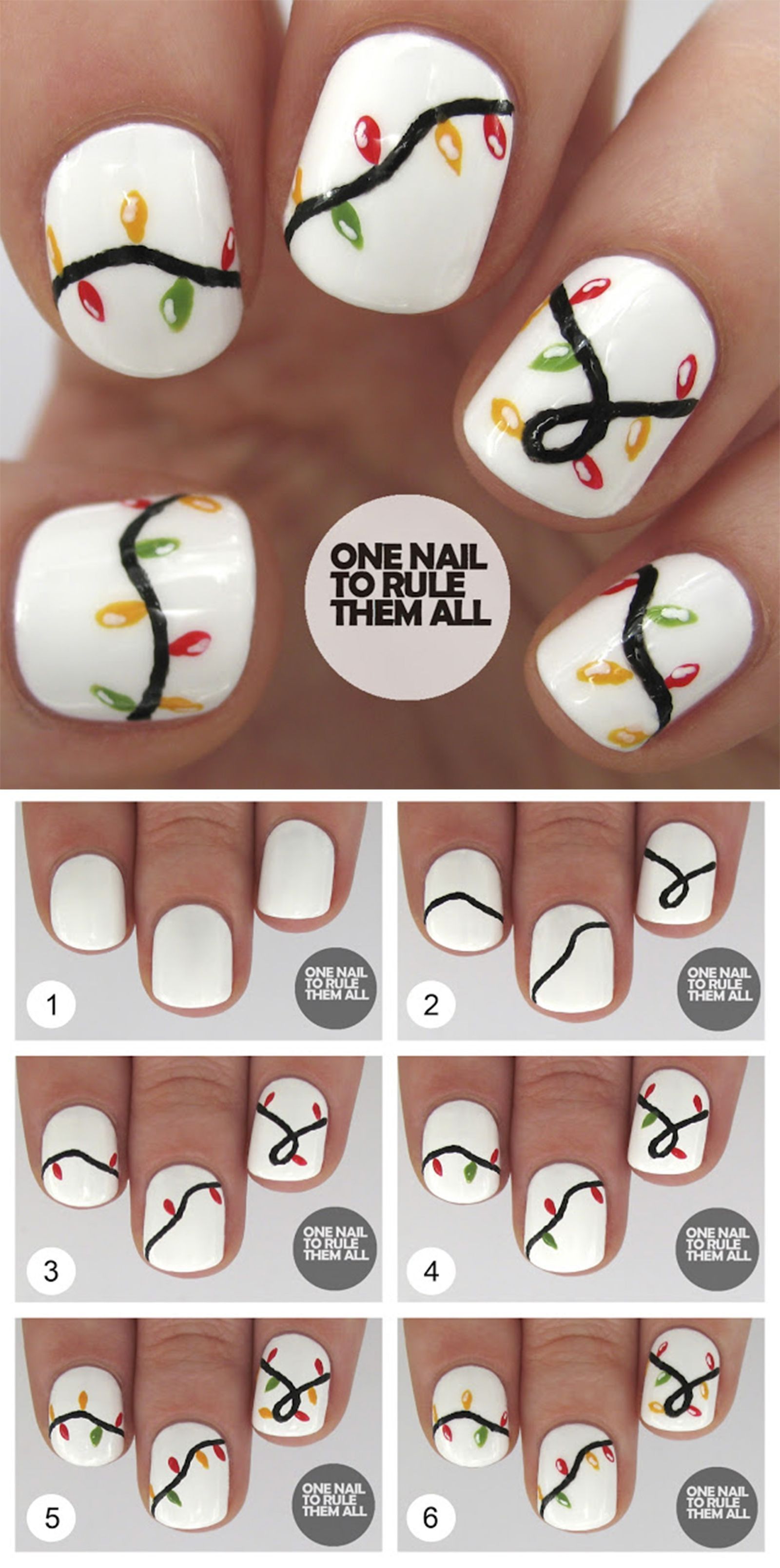 16 xmas nails easy diy christmas ideas