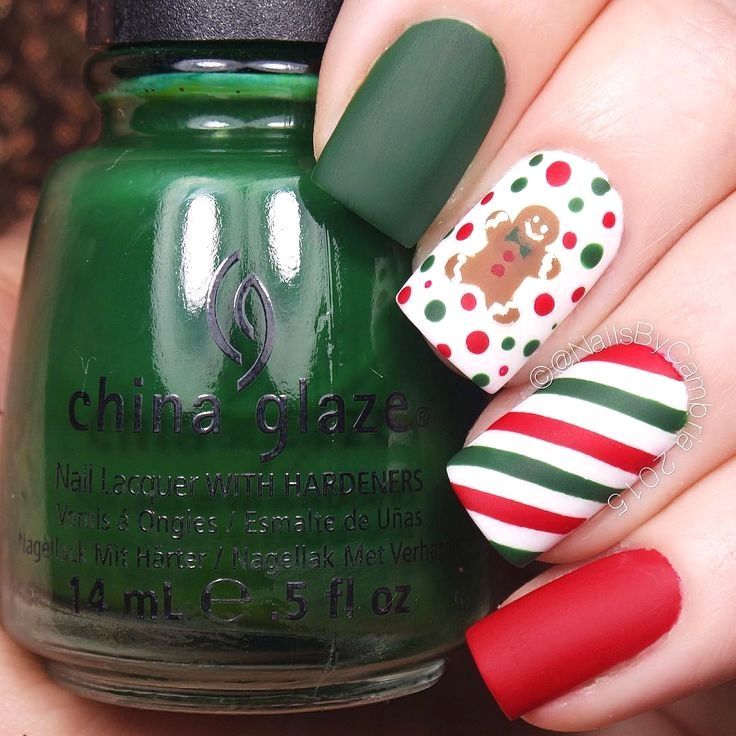 16 xmas nails easy diy christmas ideas