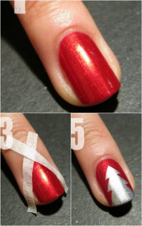 20 Fantastic DIY Christmas Nail Art Designs That Are Borderline Genius -   16 xmas nails easy diy christmas ideas