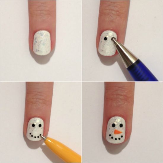 Beaut.ie How To: Snowman Nails | Beaut.ie -   16 xmas nails easy diy christmas ideas