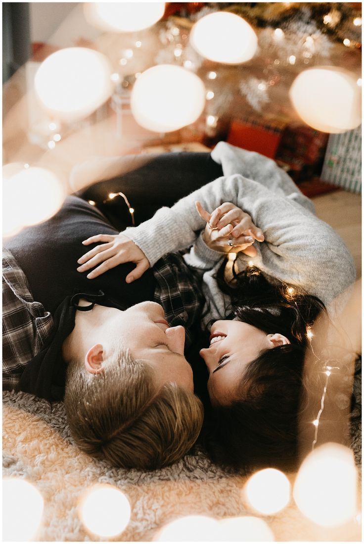 Alayna and Gavin, Christmas In-Home Session -   17 christmas photoshoot couples funny ideas