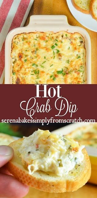 Hot Crab Dip -   17 thanksgiving appetizers ideas