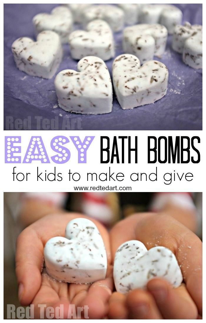 Bath Bomb Recipe - Gifts Kids Can Make - Red Ted Art - Make crafting with kids easy & fun -   17 xmas crafts to sell homemade gifts ideas
