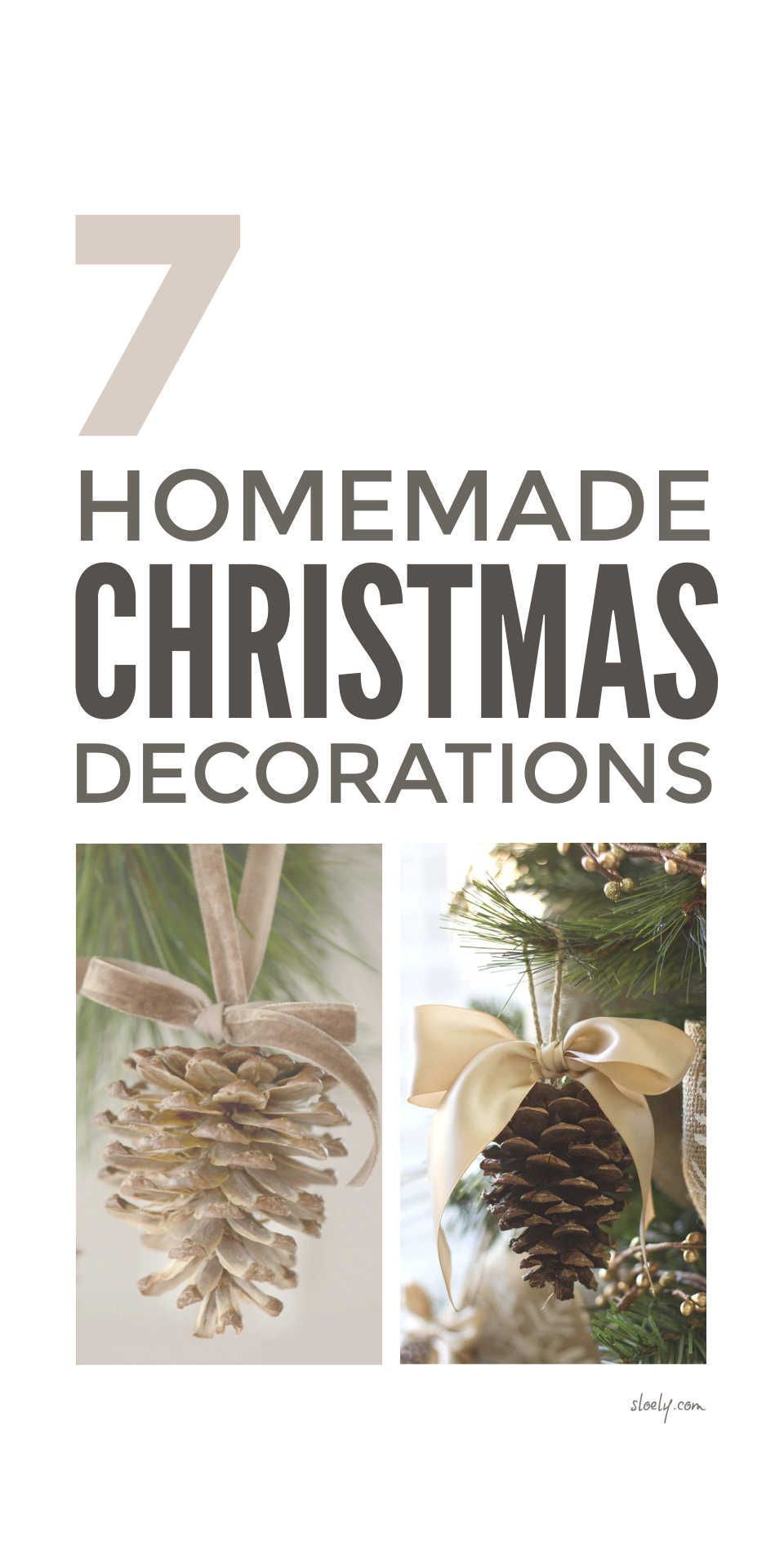 Homemade Christmas Ornaments -   18 diy christmas decorations easy budget ideas
