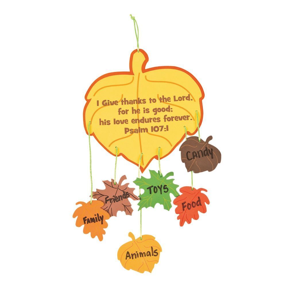 Thankful Leaves Mobile Craft Kit -   18 diy thanksgiving crafts for toddlers ideas