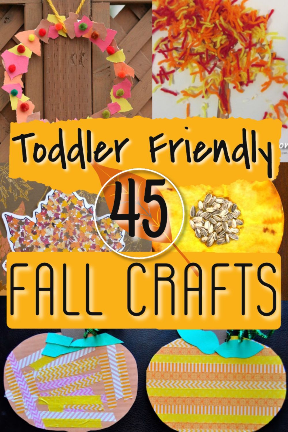 45 of the CUTEST Fall Crafts for Toddlers! -   18 diy thanksgiving crafts for toddlers ideas