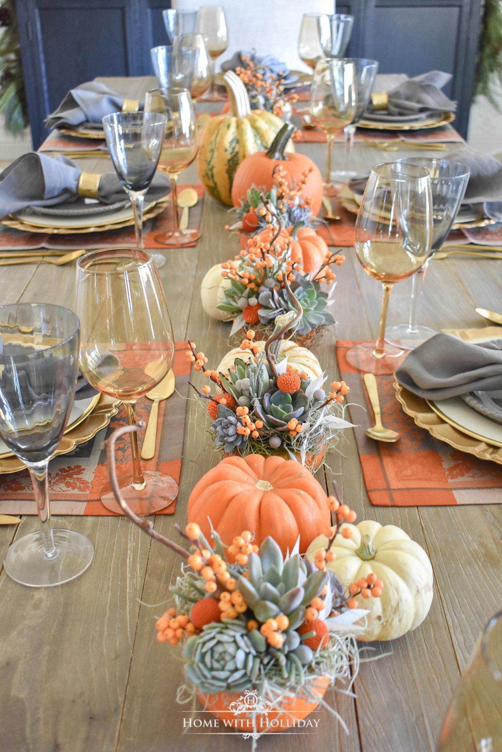 Home with Holliday's Top 10 Posts of 2019! - Home with Holliday -   18 diy thanksgiving table decor simple ideas