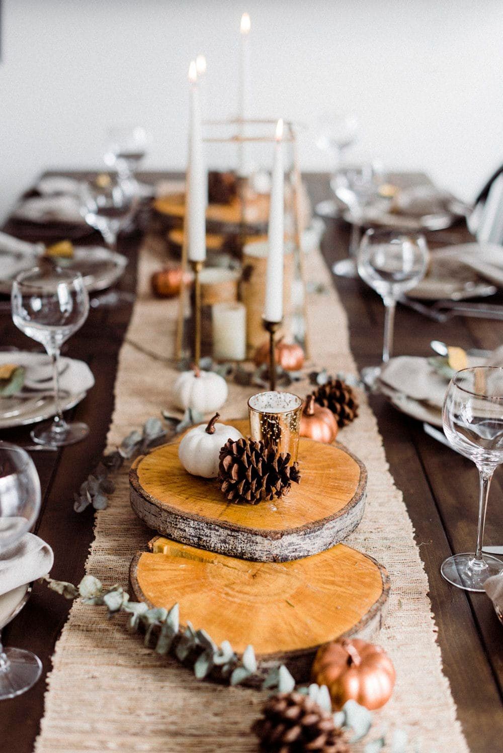 35 Thanksgiving Table Centerpieces That Are Seriously Gorgeous -   18 diy thanksgiving table decor simple ideas