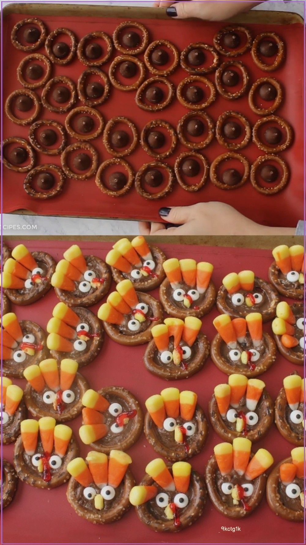 Turkey Pretzel Treats -   18 thanksgiving desserts kids families ideas