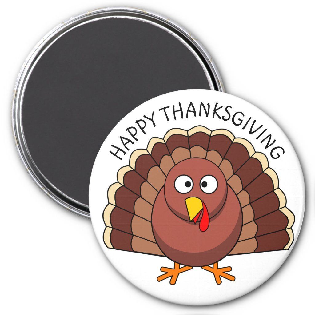 Happy Thanksgiving Turkey Magnet -   18 thanksgiving desserts kids families ideas