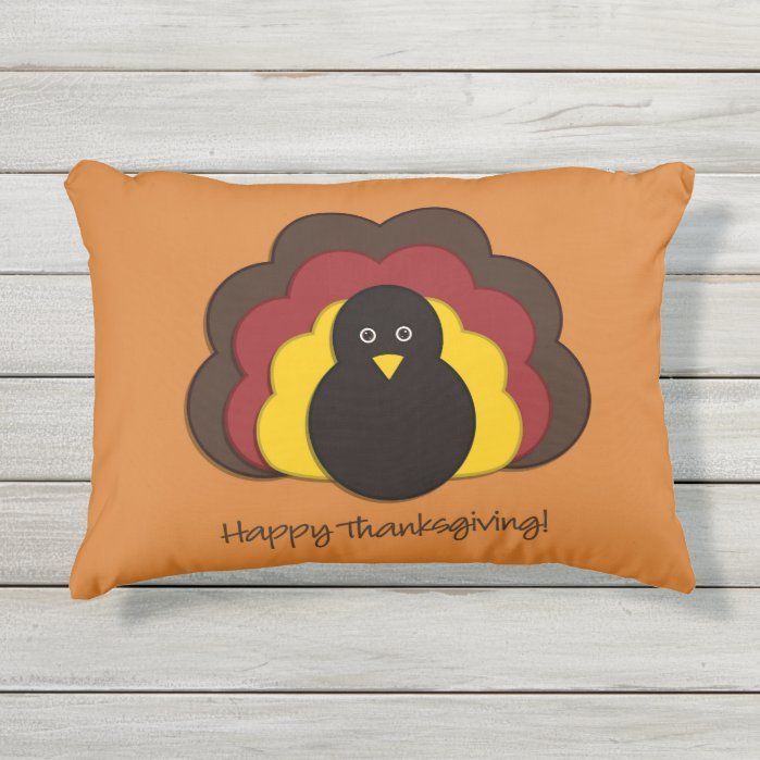 Thanksgiving turkey Outdoor Pillow -   18 thanksgiving desserts kids families ideas