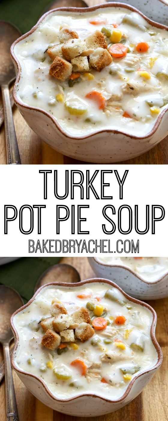 Slow Cooker Leftover Thanksgiving Turkey Pie Soup -   18 turkey pot pie soup crockpot ideas