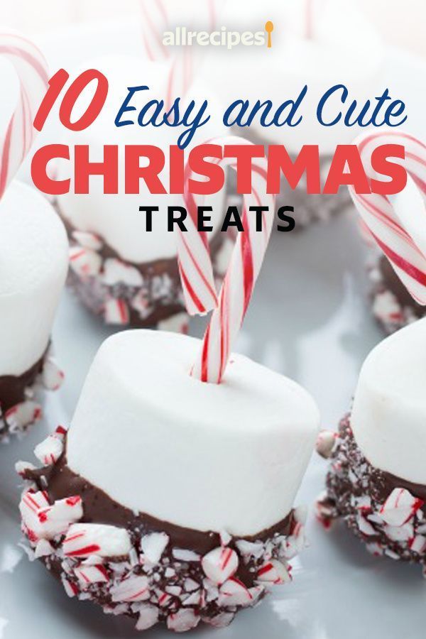 10 Super Easy and Cute Christmas Treats -   18 xmas food desserts simple ideas