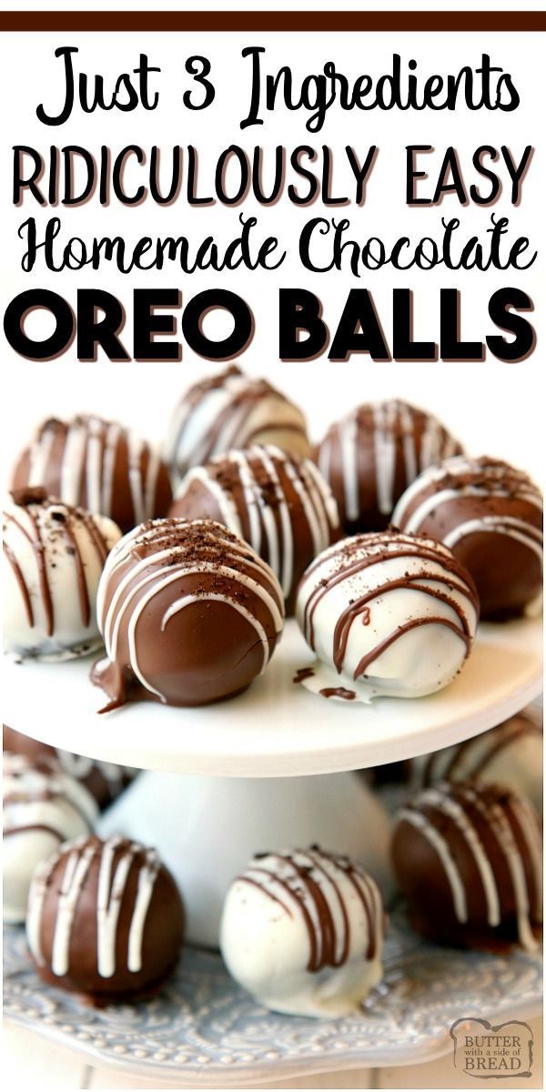 Easiest Ever OREO BALLS -   18 xmas food desserts simple ideas