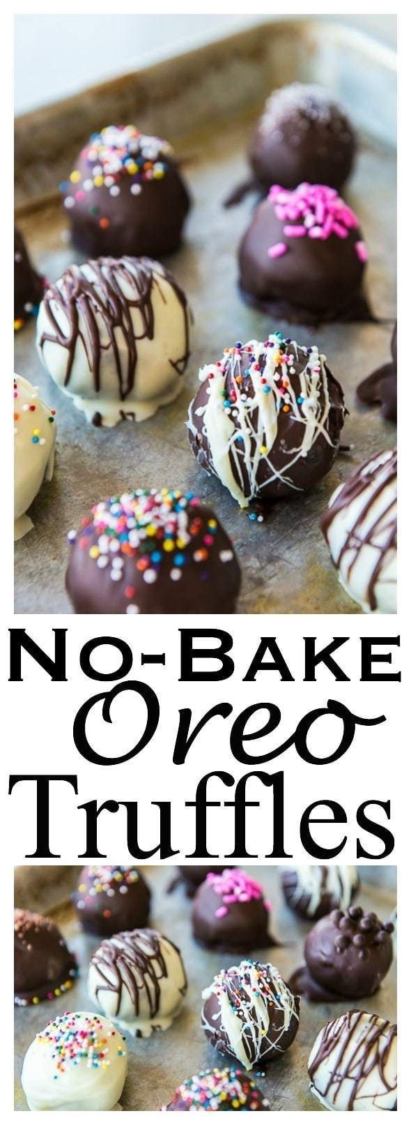 Oreo Truffles - One of the Best Easy Dessert Recipes - No Baking! -   18 xmas food desserts simple ideas
