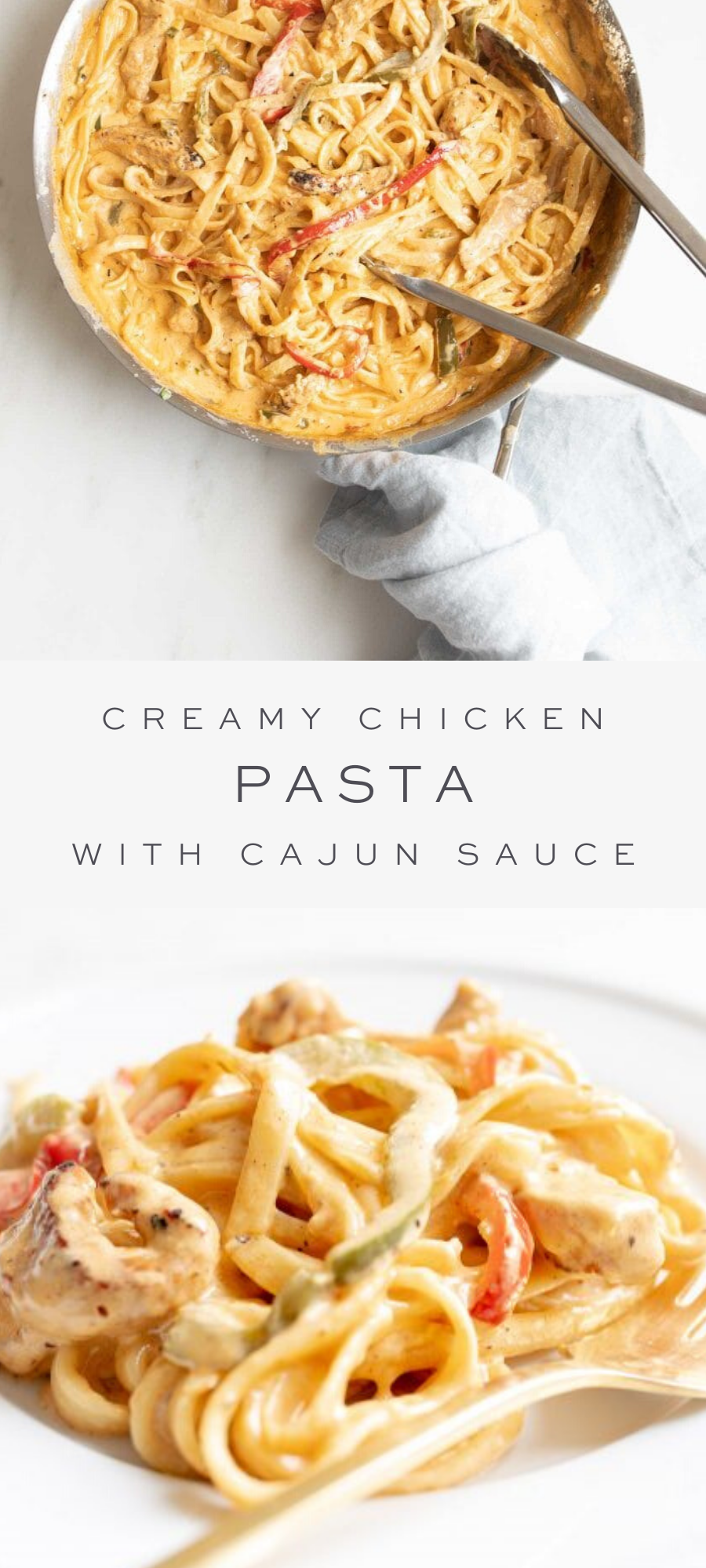 Creamy Chicken Pasta with Cajun Sauce -   19 dinner recipes chicken pasta ideas