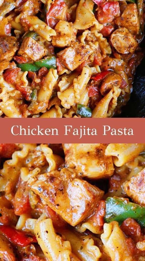 Chicken Fajita Pasta | Easy Chicken Pasta Recipe -   19 dinner recipes chicken pasta ideas