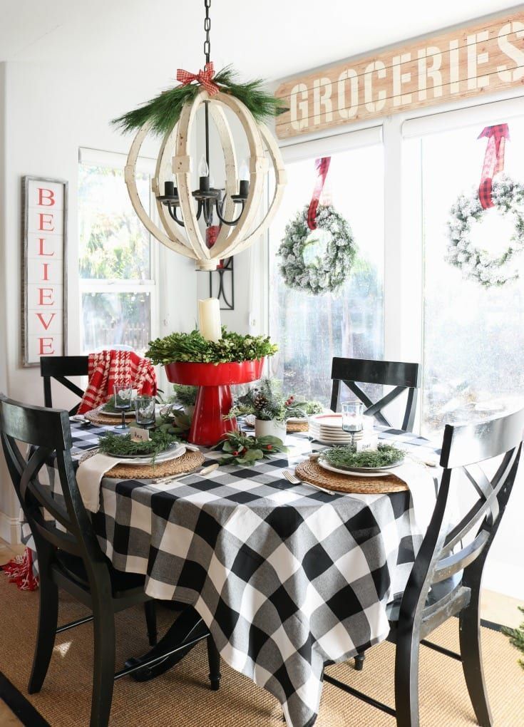 Buffalo Plaid Christmas Decor -   19 diy christmas decorations for home cheap ideas