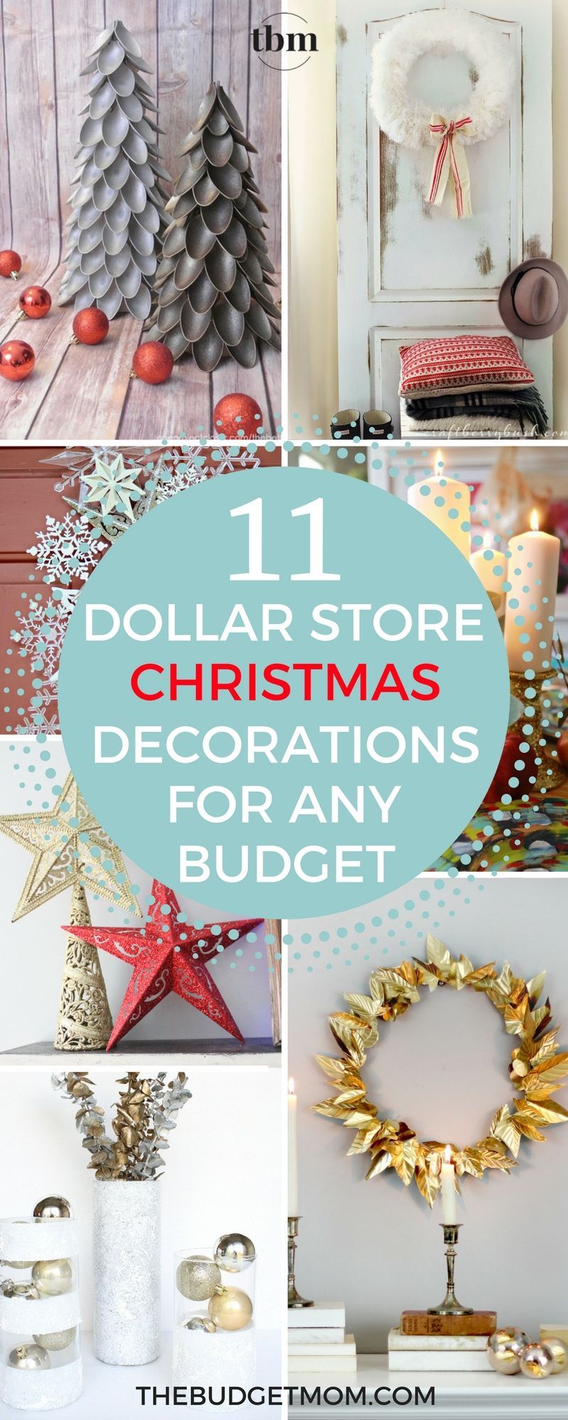 11 Glamorous Dollar Store Christmas Decorations for Any Budget -   19 diy christmas decorations for home cheap ideas