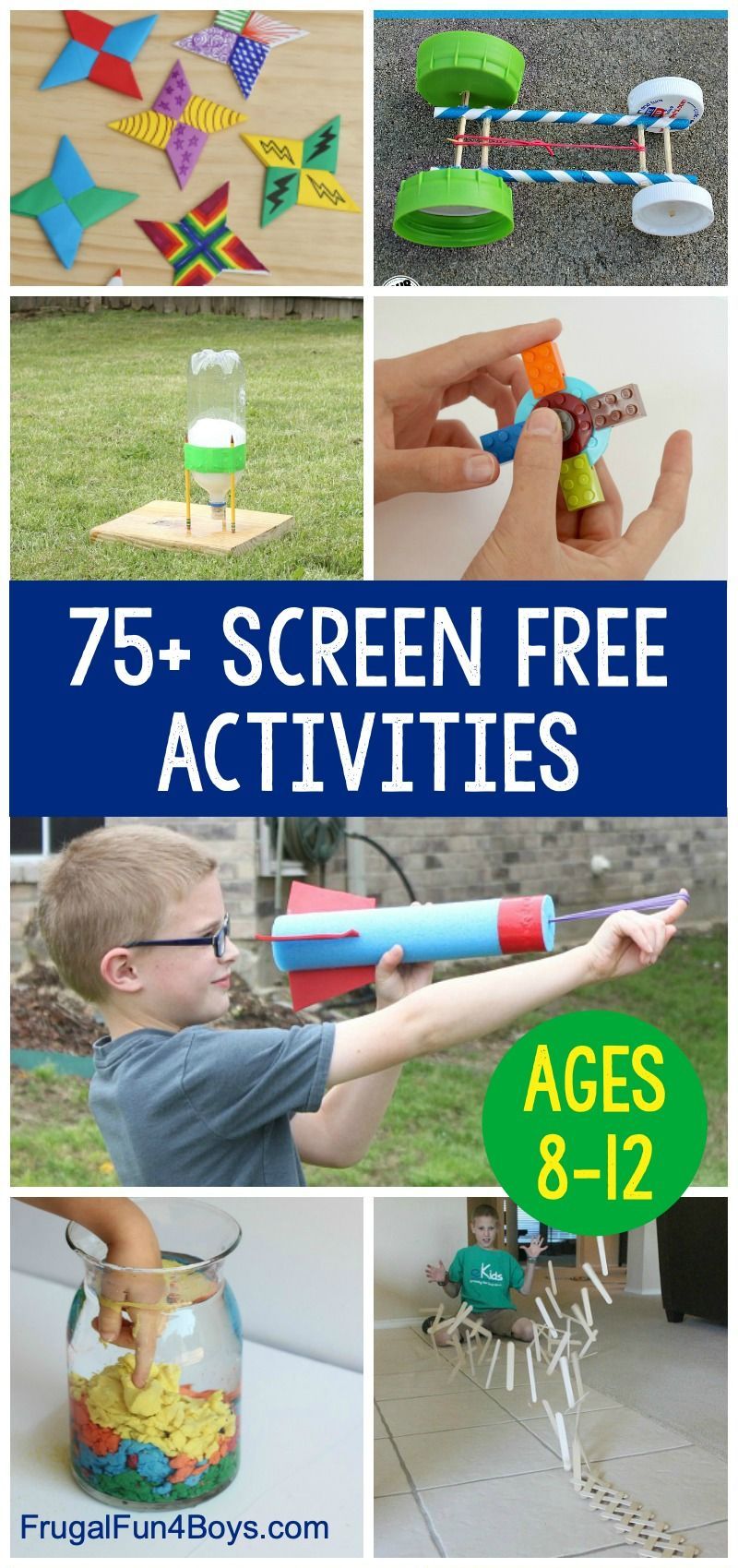 75+ Screen Free Activities for Kids -   19 diy projects for kids boys fun crafts ideas