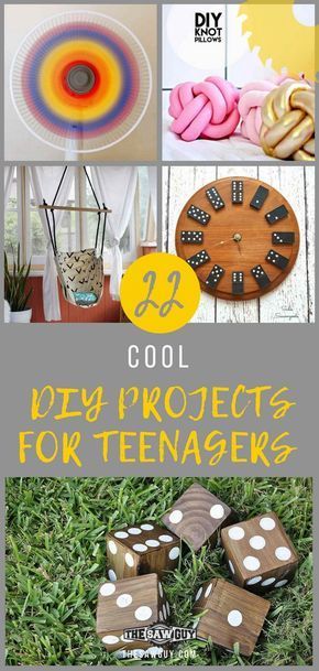 22 Cool DIY Projects for Teenagers - The Saw Guy -   19 diy projects for kids boys fun crafts ideas