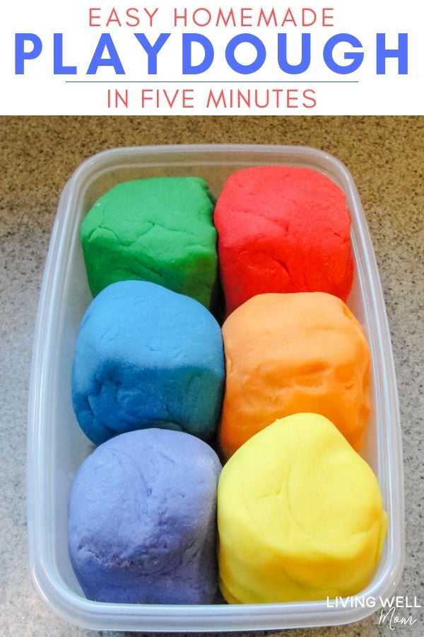 How to Make the Easiest Homemade Playdough Recipe {Lasts for Months!} -   19 diy projects for kids boys fun crafts ideas
