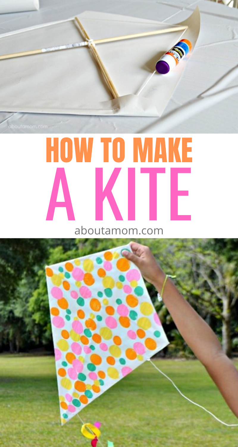How to Make a Kite - Spring Activity for Kids -   19 diy projects for kids outdoor ideas