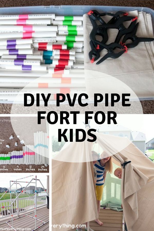 DIY Fort Kit for Indoor or Outdoor Use That Kids Will LOVE -   19 diy projects for kids outdoor ideas