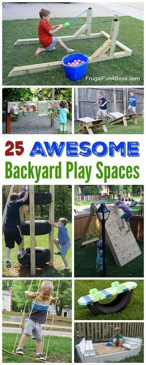 The Best Backyard DIY Projects for Your Outdoor Play Space - Frugal Fun For Boys and Girls -   19 diy projects for kids outdoor ideas