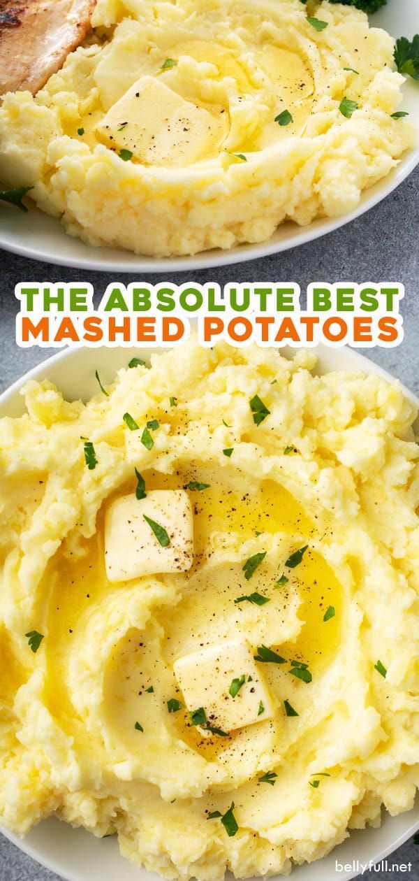 The BEST Homemade Mashed Potatoes! -   19 easy sides for thanksgiving dinner ideas