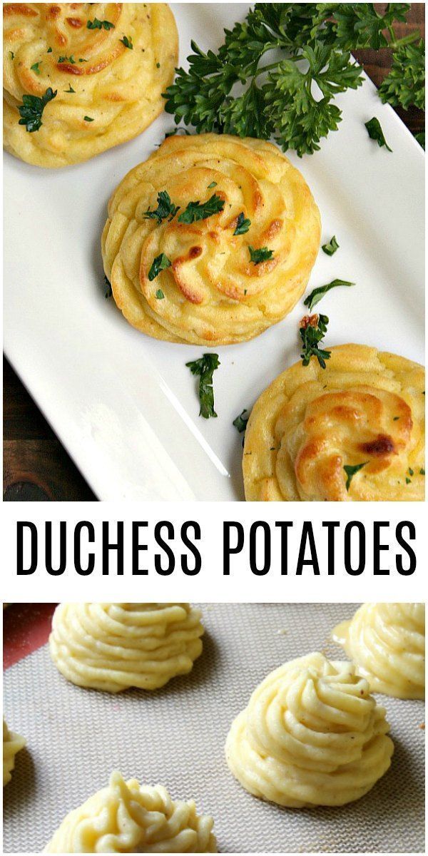Duchess Potatoes | This easy Duchess Potatoes recipe is an elegant potato recipe that is -   19 easy sides for thanksgiving dinner ideas