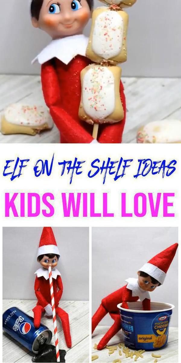BEST Elf On The Shelf Ideas! Ideas For Kids That Are Easy – Food Ideas - Funny – Awesome – Creative – Arrival Ideas Too! -   19 elf on the shelf easy ideas