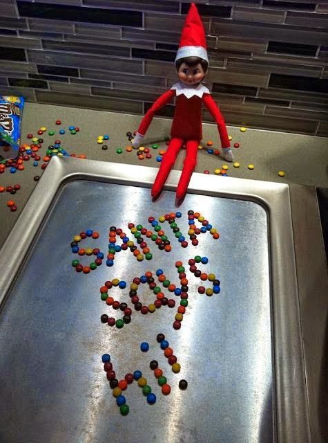 Our Daily Dose of Chaos: Ellie the Elf Day #7 -   19 elf on the shelf easy ideas