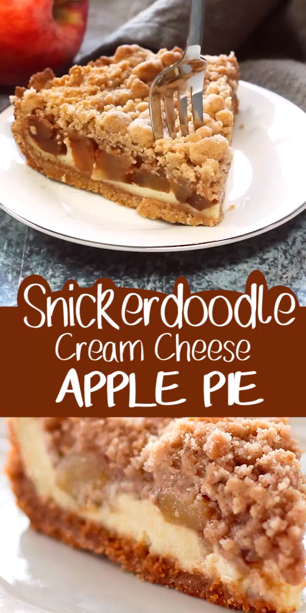 SNICKERDOODLE CREAM CHEESE APPLE PIE -   19 quick thanksgiving desserts easy recipes ideas