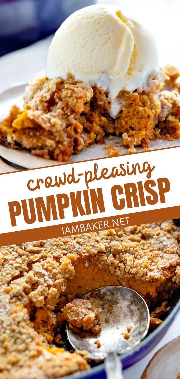Easy Pumpkin Crisp Recipe in 2020 | Pumpkin crisp, Pumpkin crisp recipe, Alcoholic cocktail recipes -   19 quick thanksgiving desserts easy recipes ideas