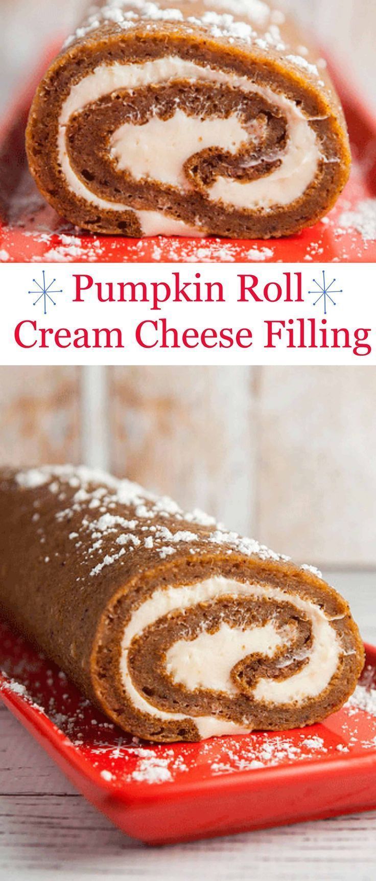 Pumpkin Roll With Cream Cheese Filling -   19 quick thanksgiving desserts easy recipes ideas