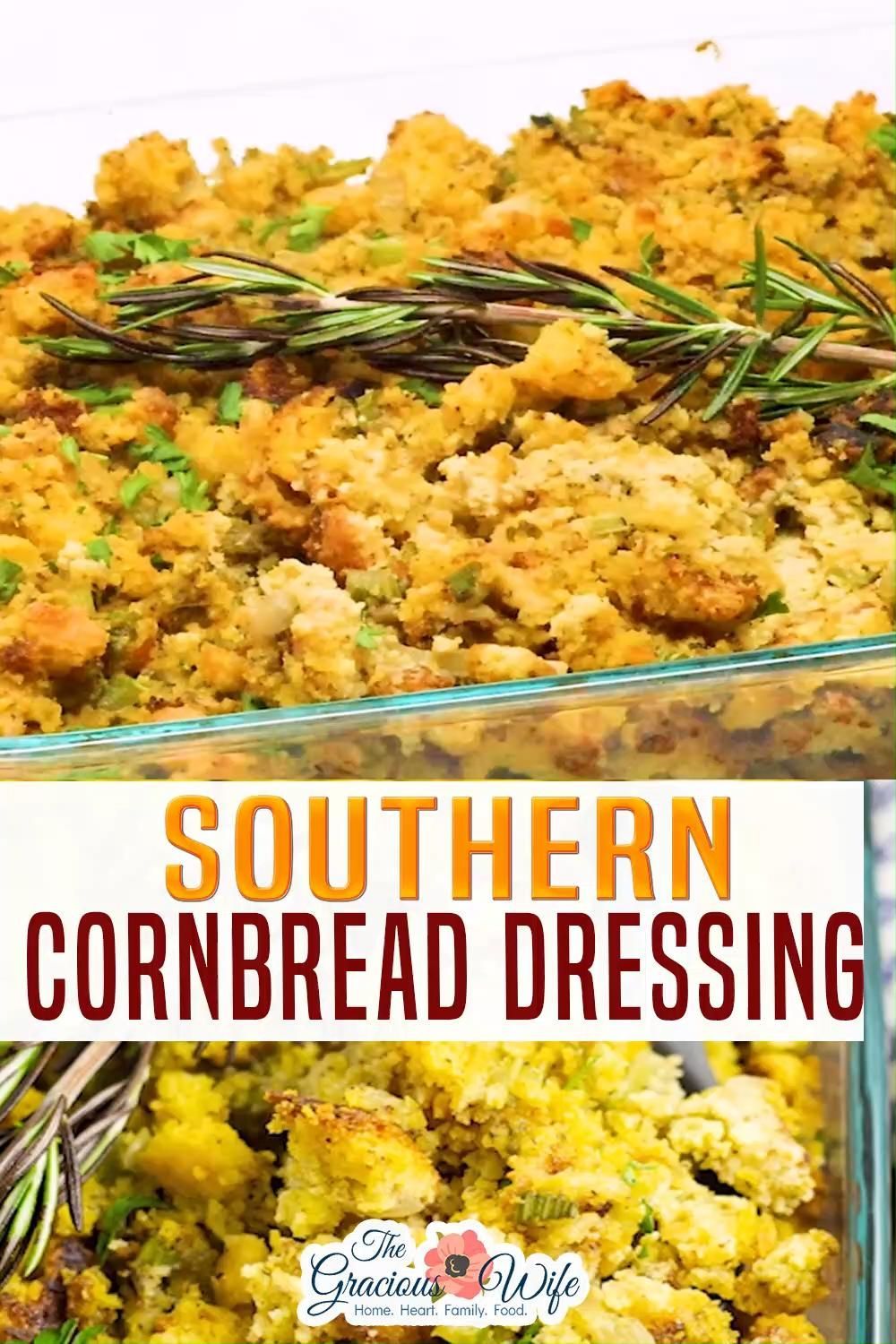 Southern Cornbread Dressing Recipe -   19 southern thanksgiving recipes side dishes cornbread dressing ideas