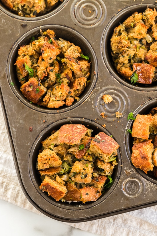 Stuffing Muffins (Perfect Portion Control) - Skinnytaste -   19 stuffing muffins easy ideas
