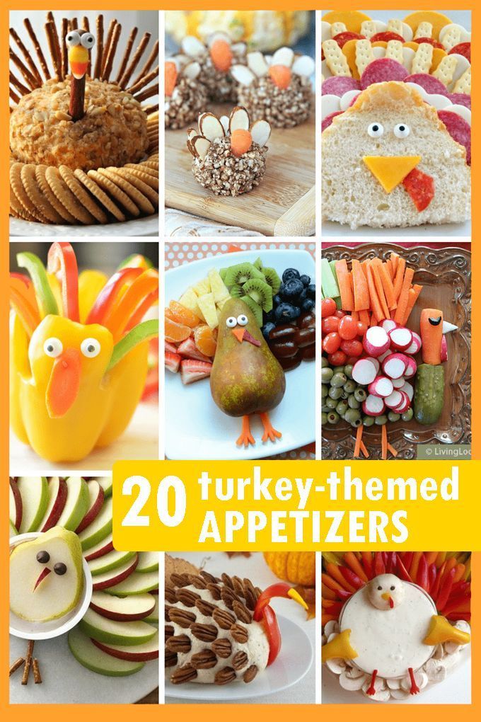THANKSGIVING APPETIZERS: 20 fun turkey-themed snacks. -   19 thanksgiving appetizers for kids ideas