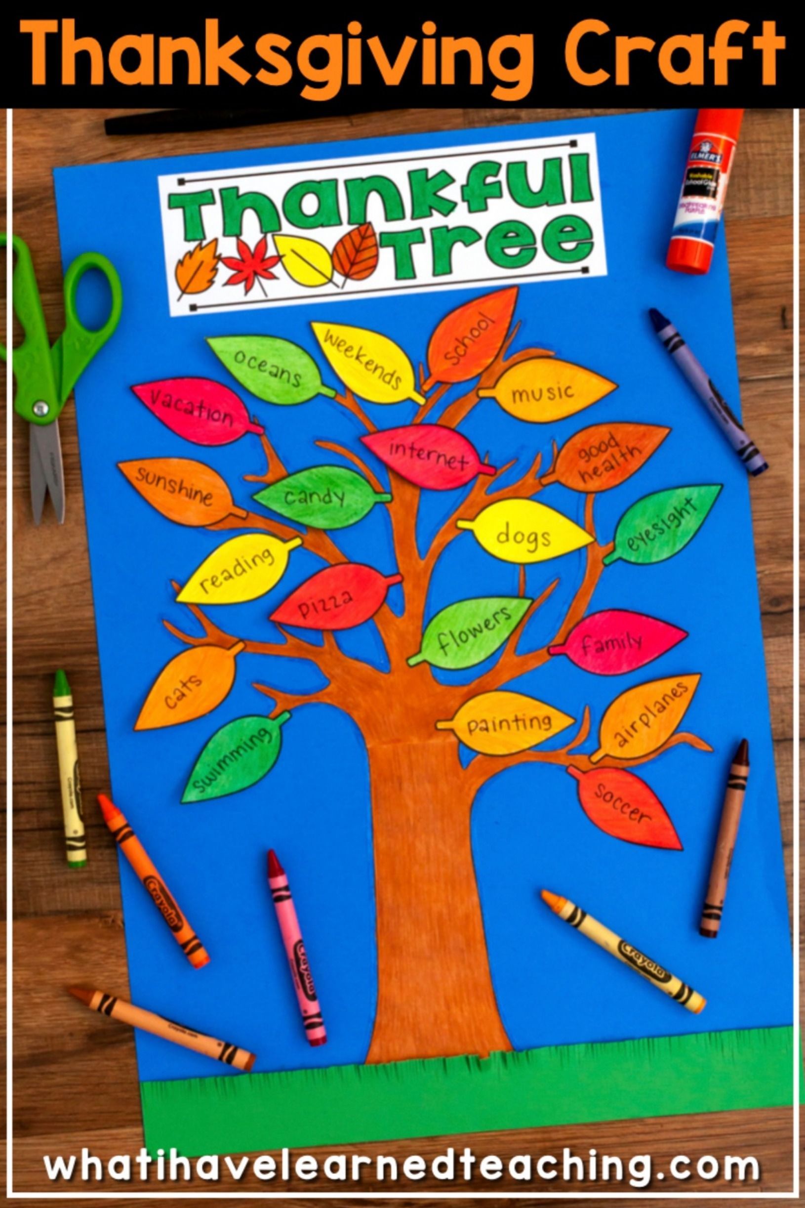 Thanksgiving Craftivity – Thankful Tree -   19 thanksgiving crafts for kids ideas