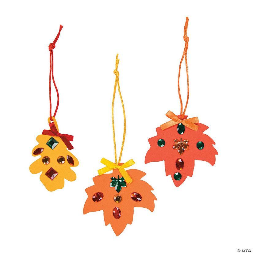 Rhinestone Fall Leaf Craft Kit -   19 thanksgiving crafts for kids ideas