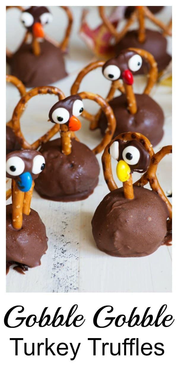 Turkey Oreo Balls for Thanksgiving | Butter & Baggage -   19 thanksgiving desserts kids can make ideas